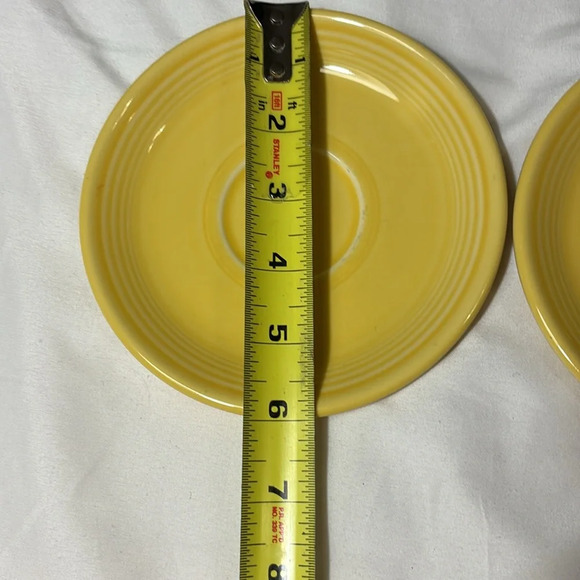 Fiestawear Fiesta Yellow Saucer 6in. Plates - Picture 2 of 8